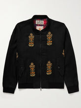 All American S07 Bre Z Floral Embroidered Black Jacket